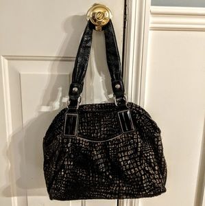 Kathy Van Zeeland fuzzy handbag